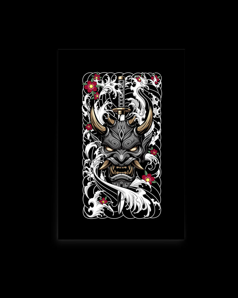Garment featuring Japanese Irezumi-style artwork — Slayers Grin Ext Tattoo Print