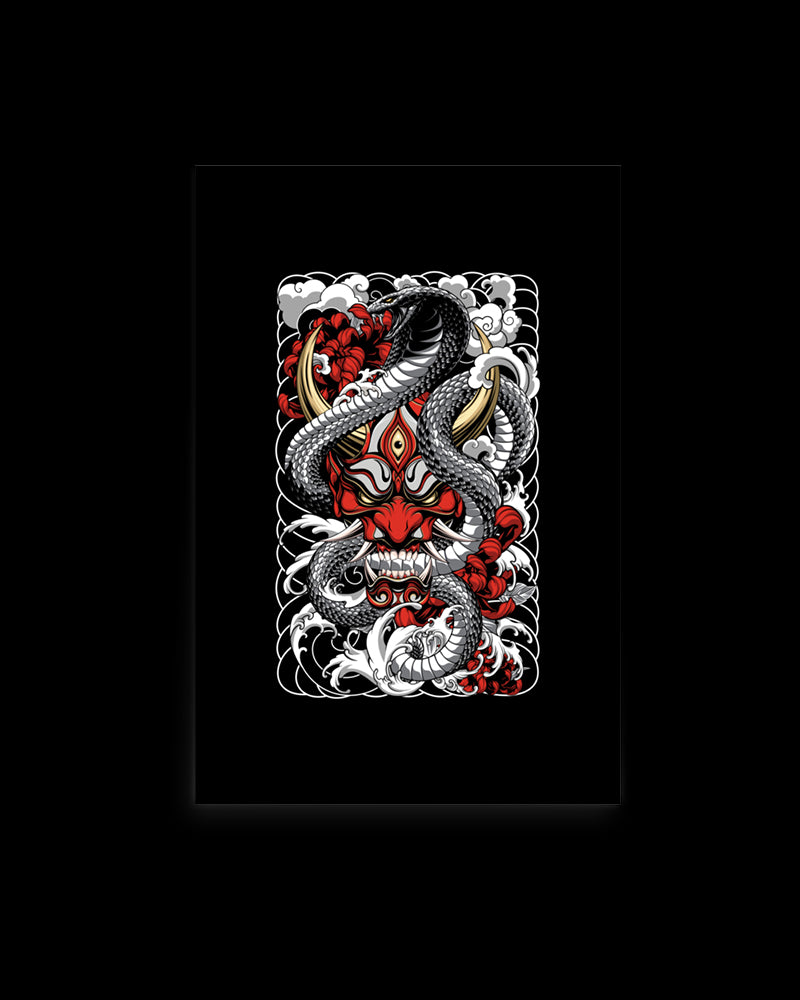 Garment featuring Japanese Irezumi-style artwork — Rage & Venom Tattoo Print