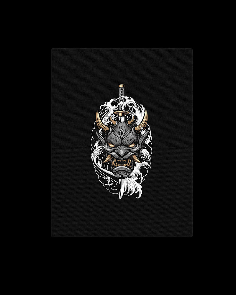 Canvas print featuring Japanese Irezumi-style artwork — Slayers Grin Tattoo Canvas