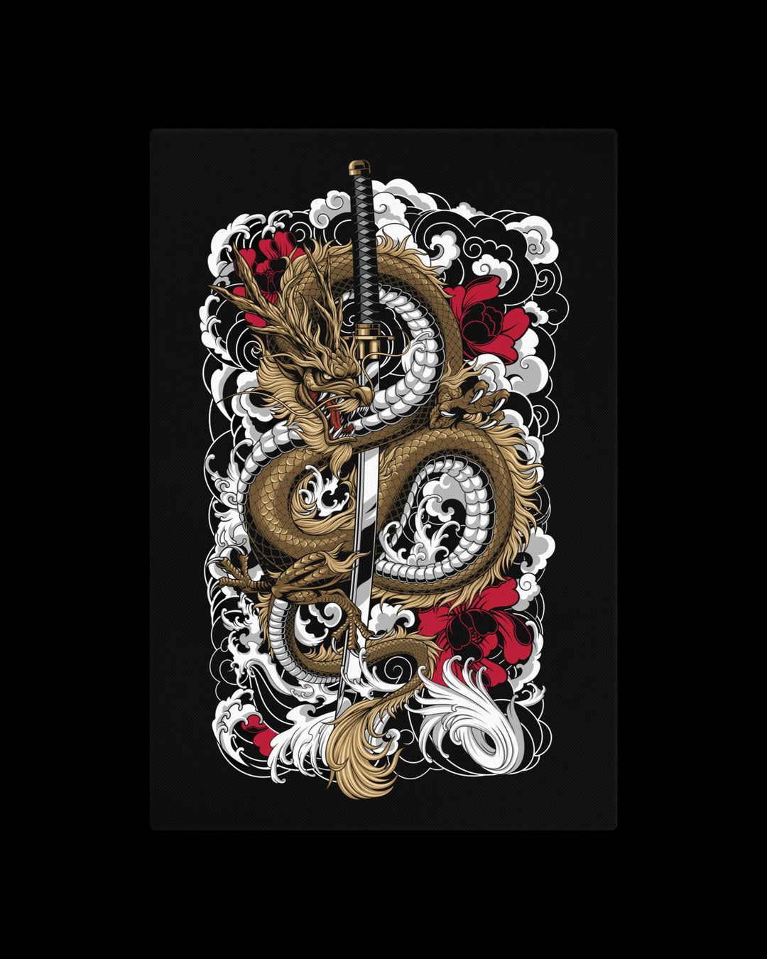 Clouded Dragon Canvas