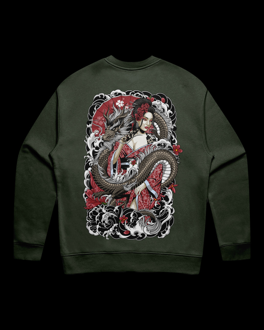 Scarlet Geisha Sweatshirt