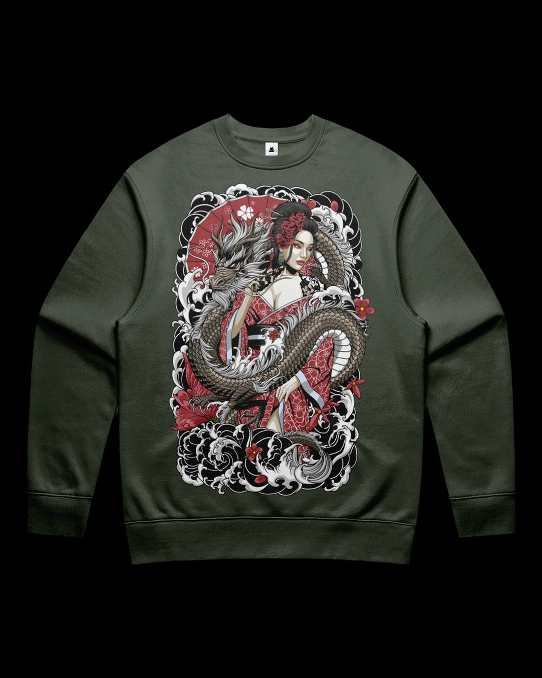 Scarlet Geisha Sweatshirt