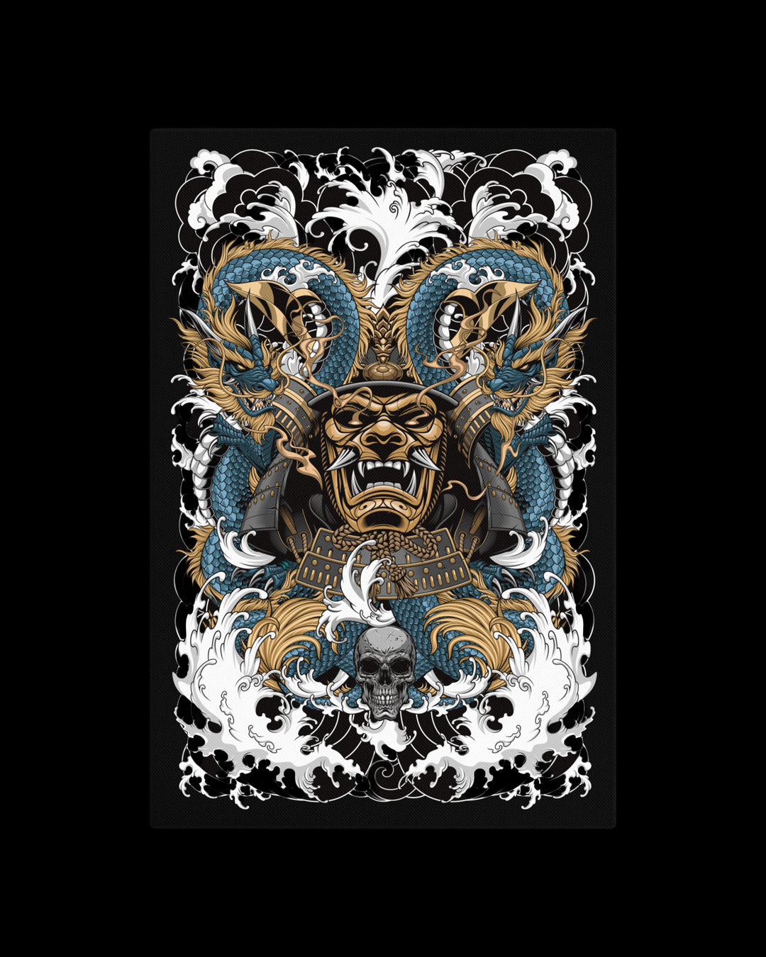 Dragons Embrace Canvas