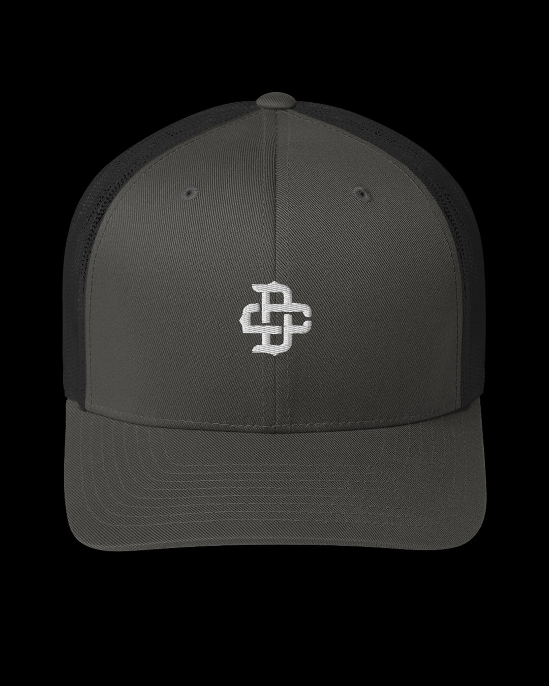 Charcoal Trucker Cap - Monogram