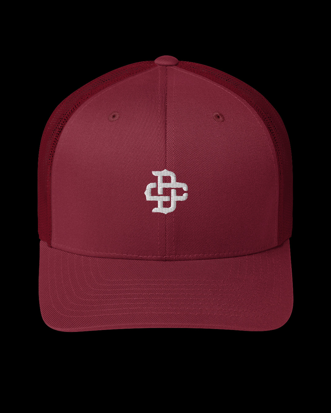 Cranberry Trucker Cap - Monogram
