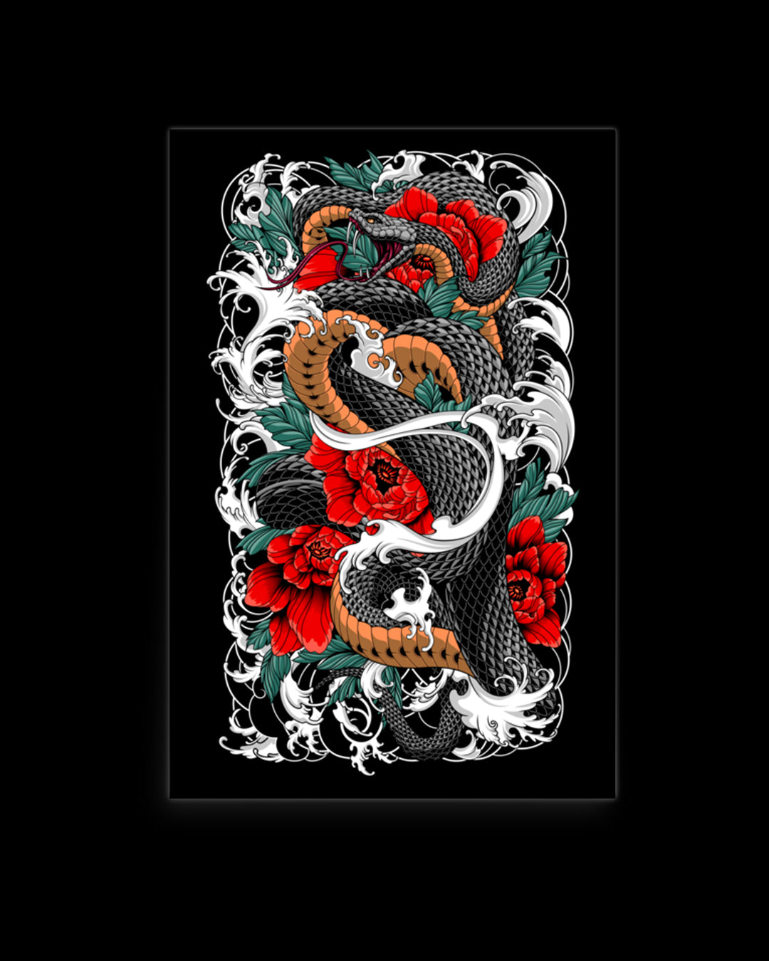 Serpent Bloom Poster