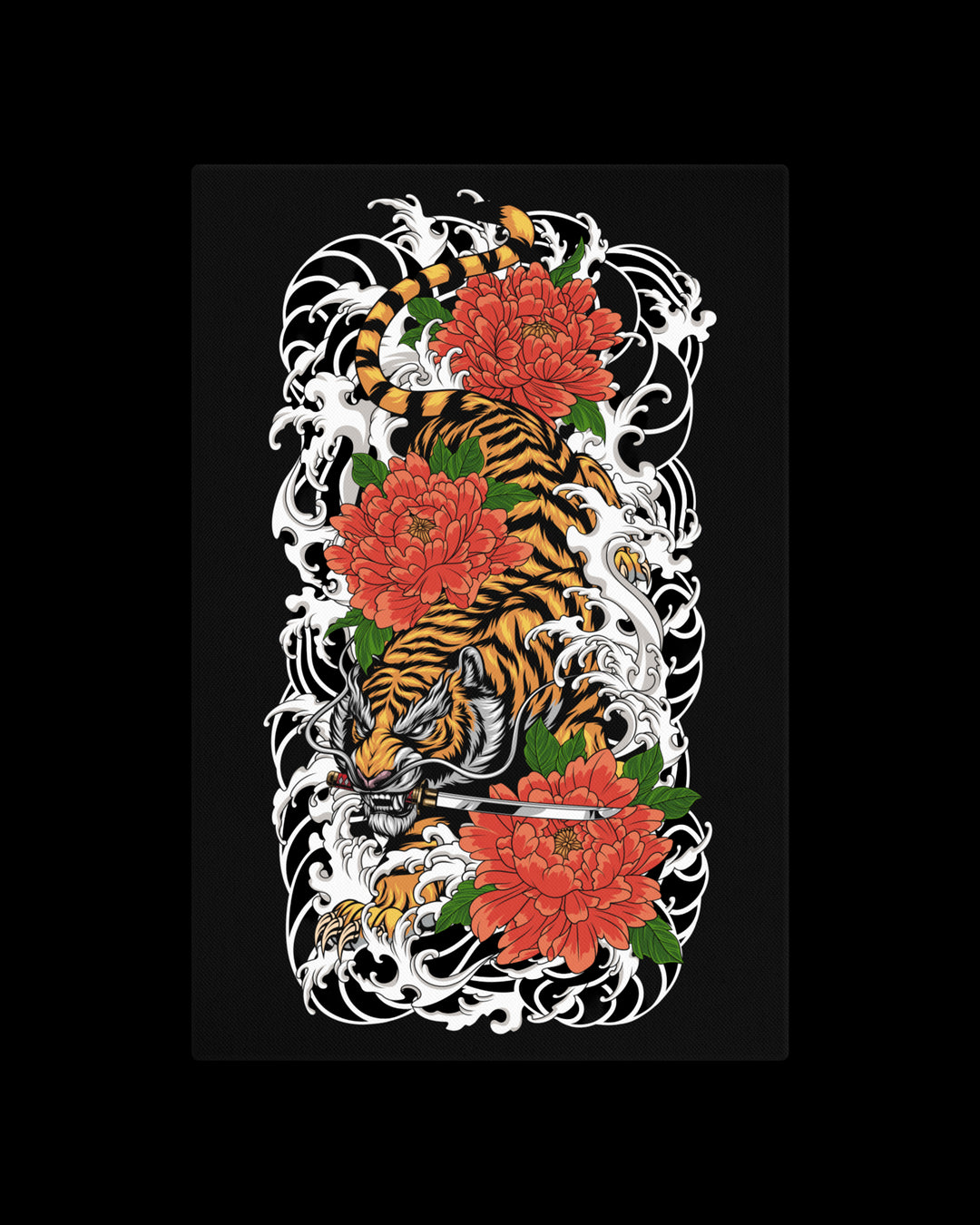 Tigers Descent Canvas