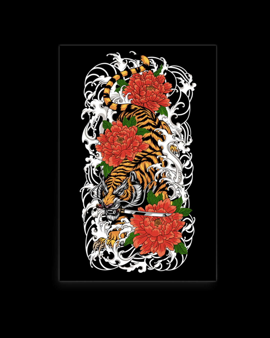 Tigers Descent Poster