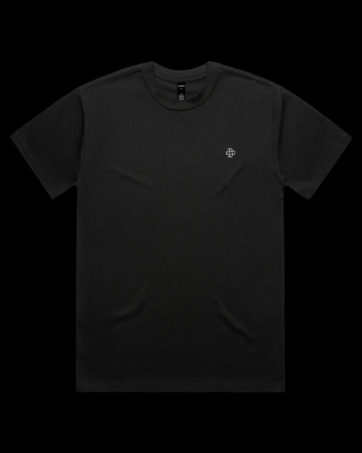 Boxy, Oversized T-Shirt with Small Left Chest Dsign Crtel Logo Embroidery