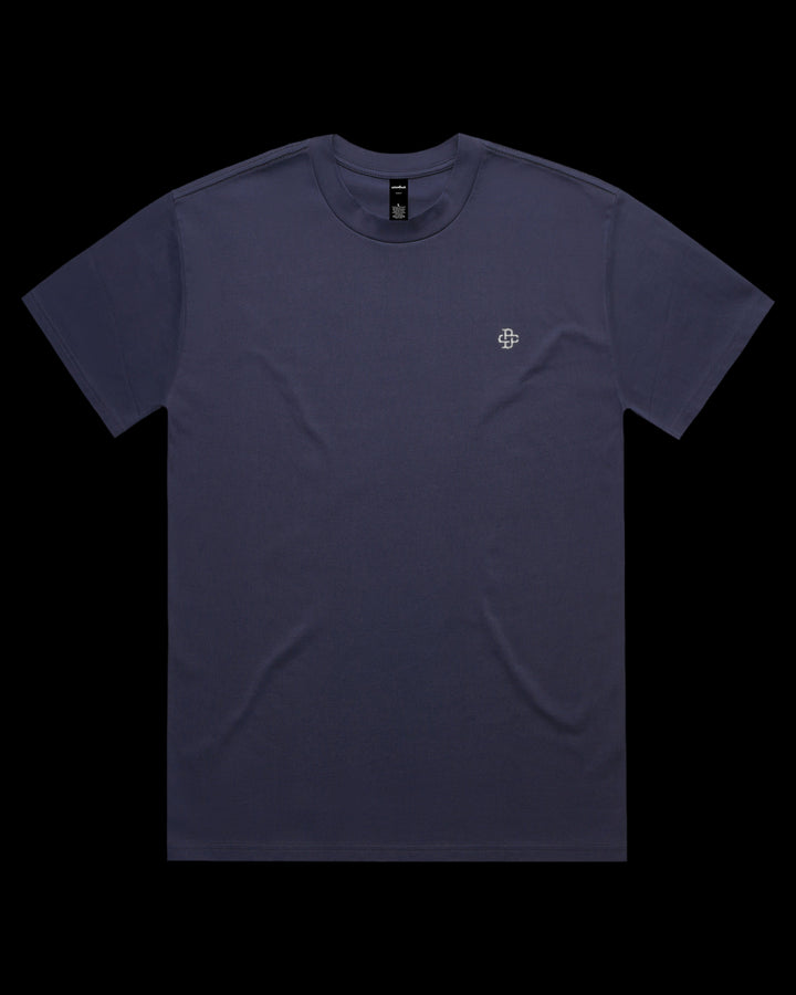 Boxy, Oversized T-Shirt with Small Left Chest Dsign Crtel Logo Embroidery