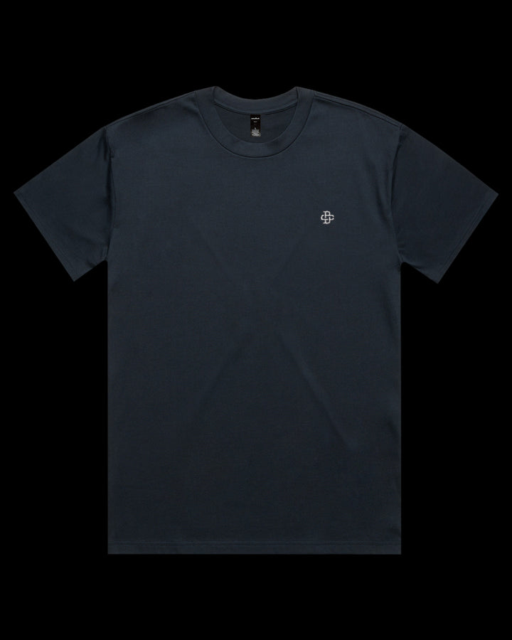 Boxy, Oversized T-Shirt with Small Left Chest Dsign Crtel Logo Embroidery