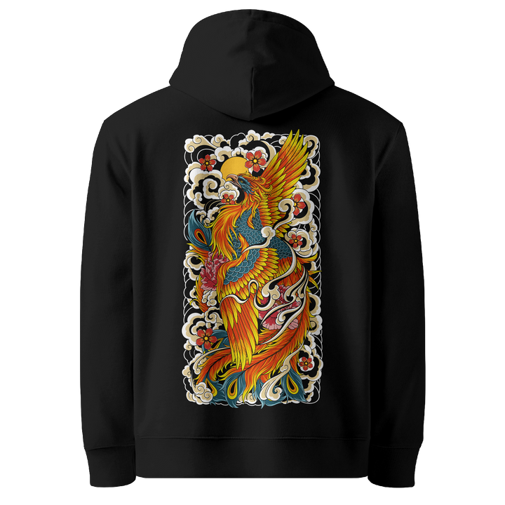 Rising Phoenix Black Hoodie