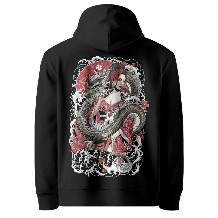 Scarlet Geisha Black Hoodie