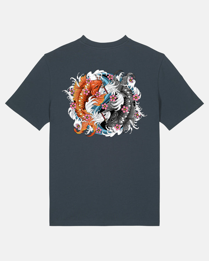 Twin Koi Fish T Shirt – Midweight