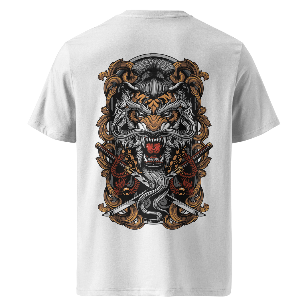 Fangs of Fury Tattoo Tee – White Midweight