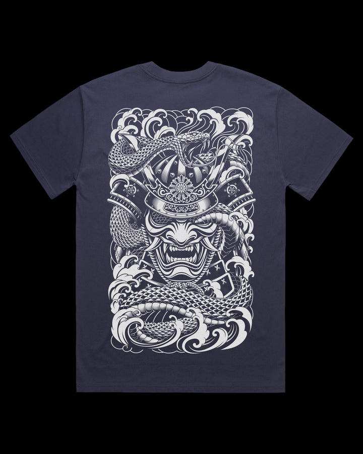 Boxy, Oversized 280gsm Heavyweight T-Shirt With Large Irezumi Inspired Back Print.