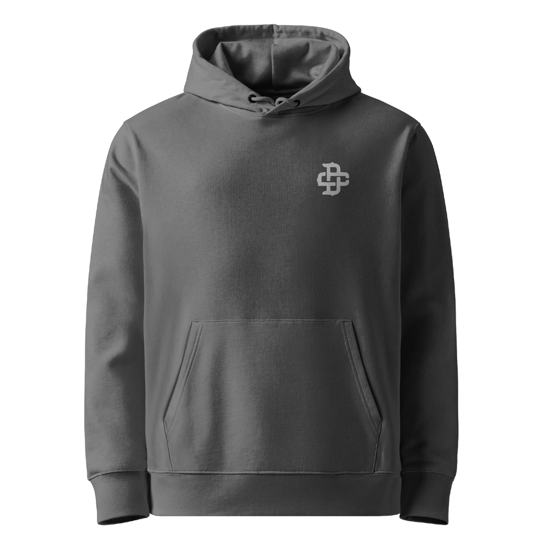 Ascending Crane Tattoo Hoodie - Anthracite