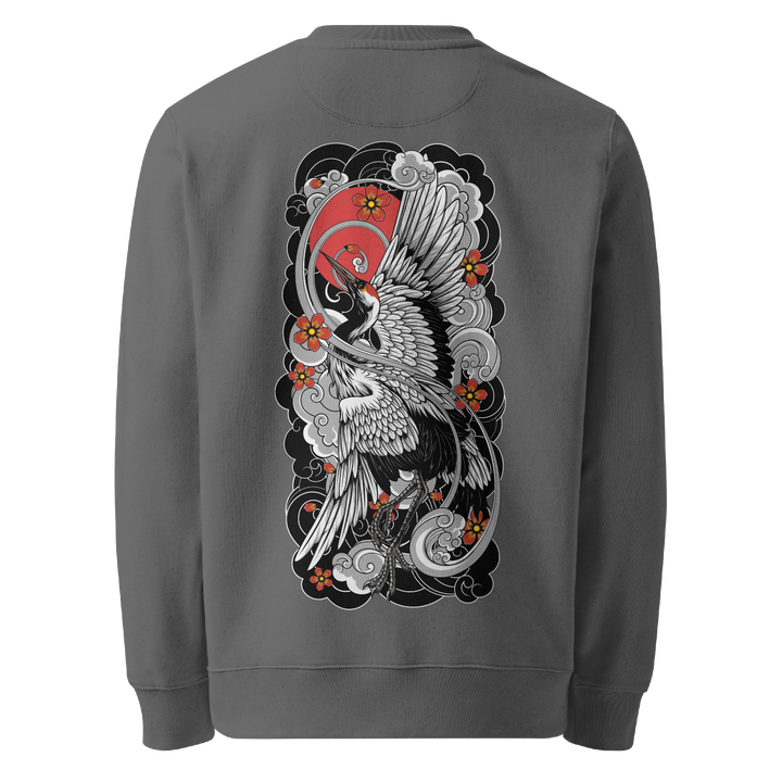 Ascending Crane Anthracite Sweatshirt