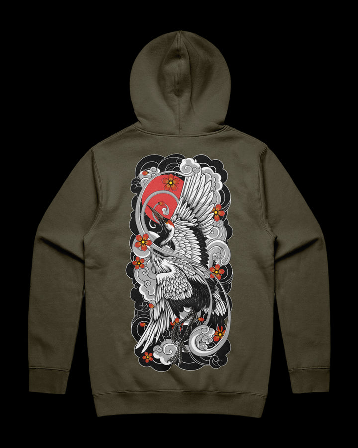 Rising Crane | Heavyweight Hoodie
