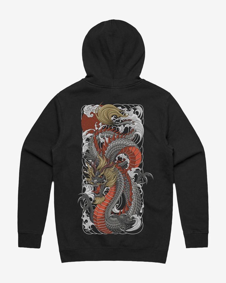 Black Dragon Heavyweight Hoodie