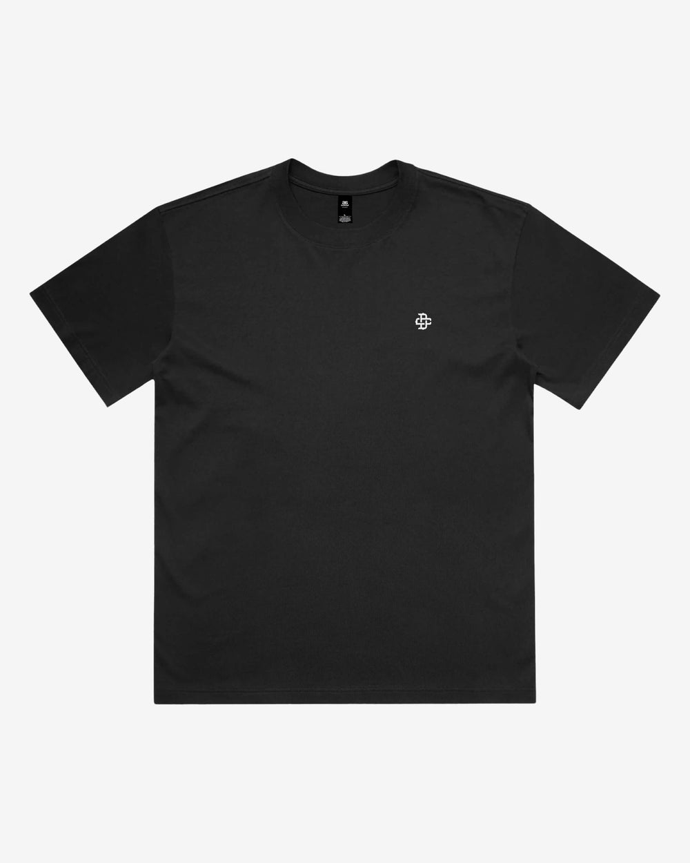 Black Boxy T-Shirt – Front View