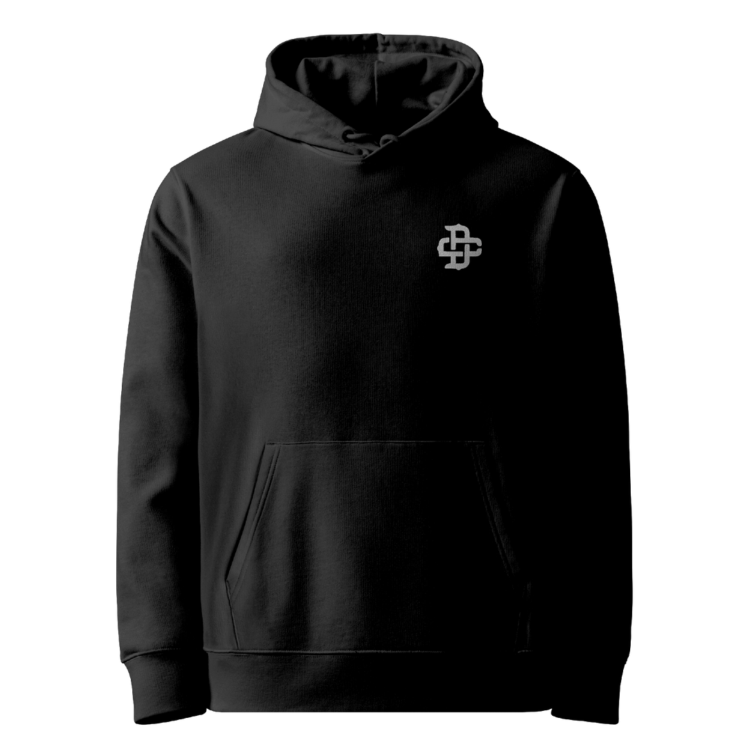 Serpents Bloom Tattoo Hoodie - Black