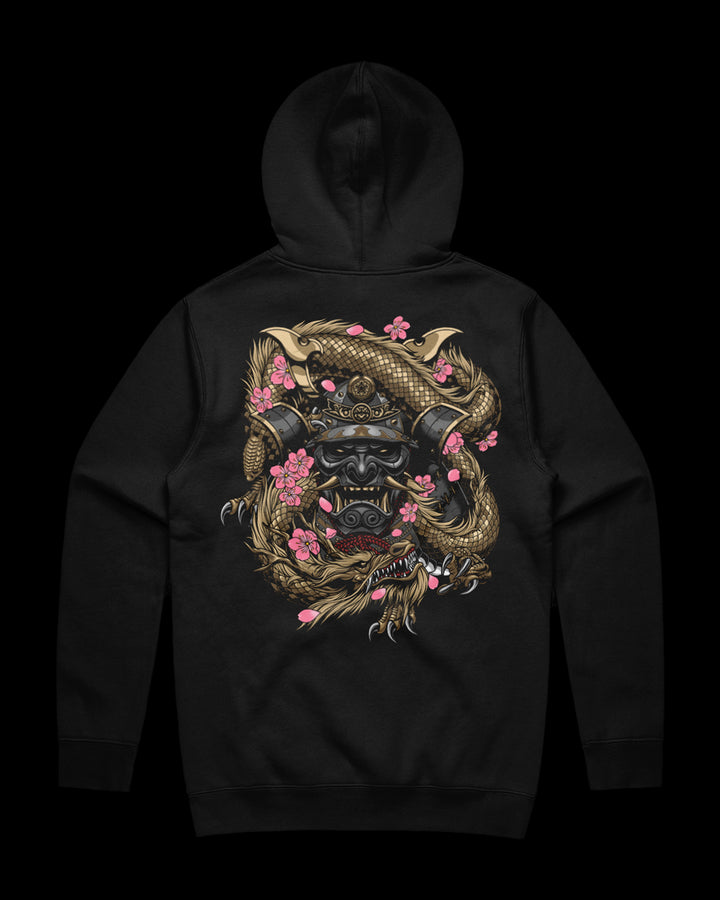Samurai Mask Embraced | Heavyweight Hoodie