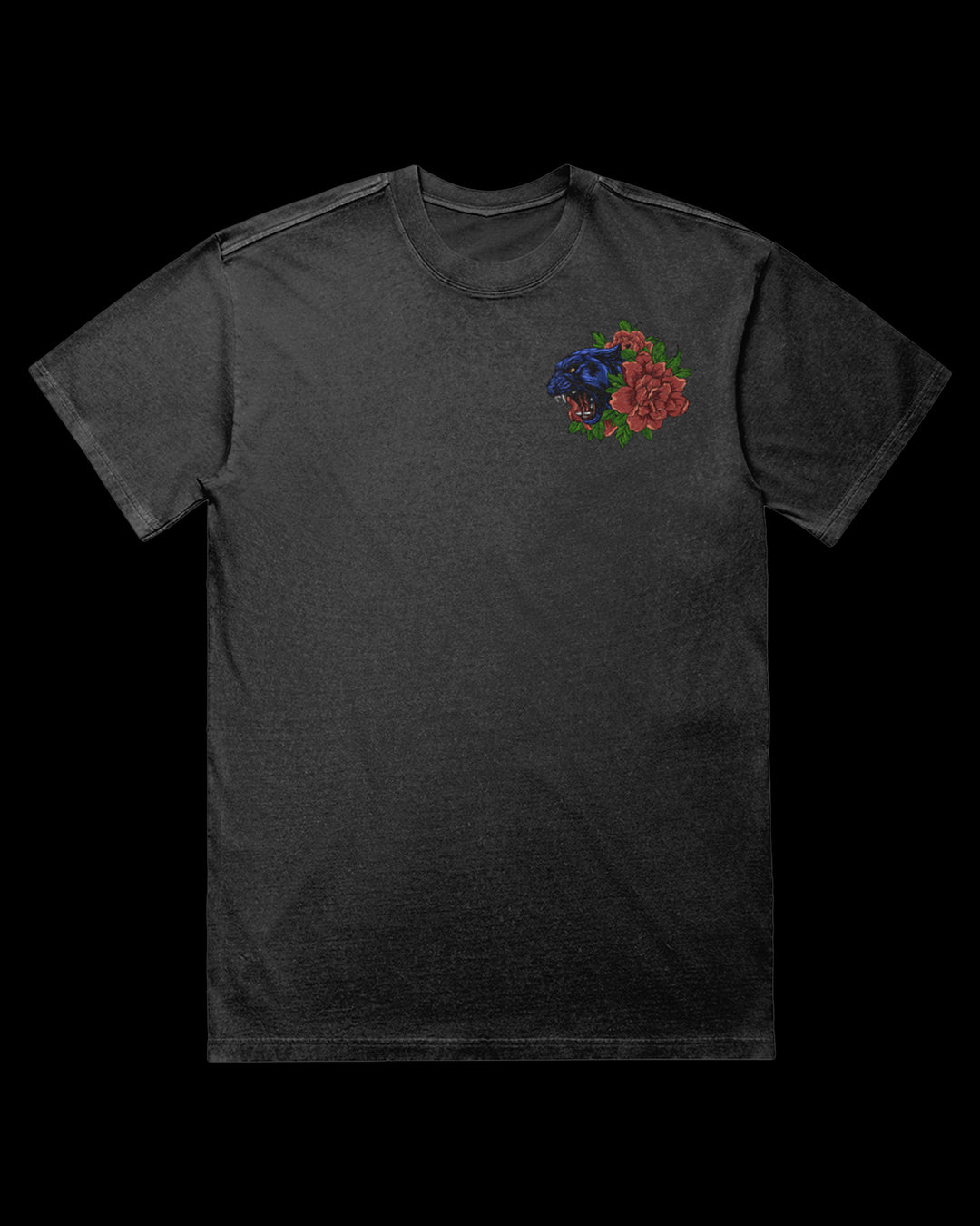 Climbing Panther Acid Wash graphic T-Shirt