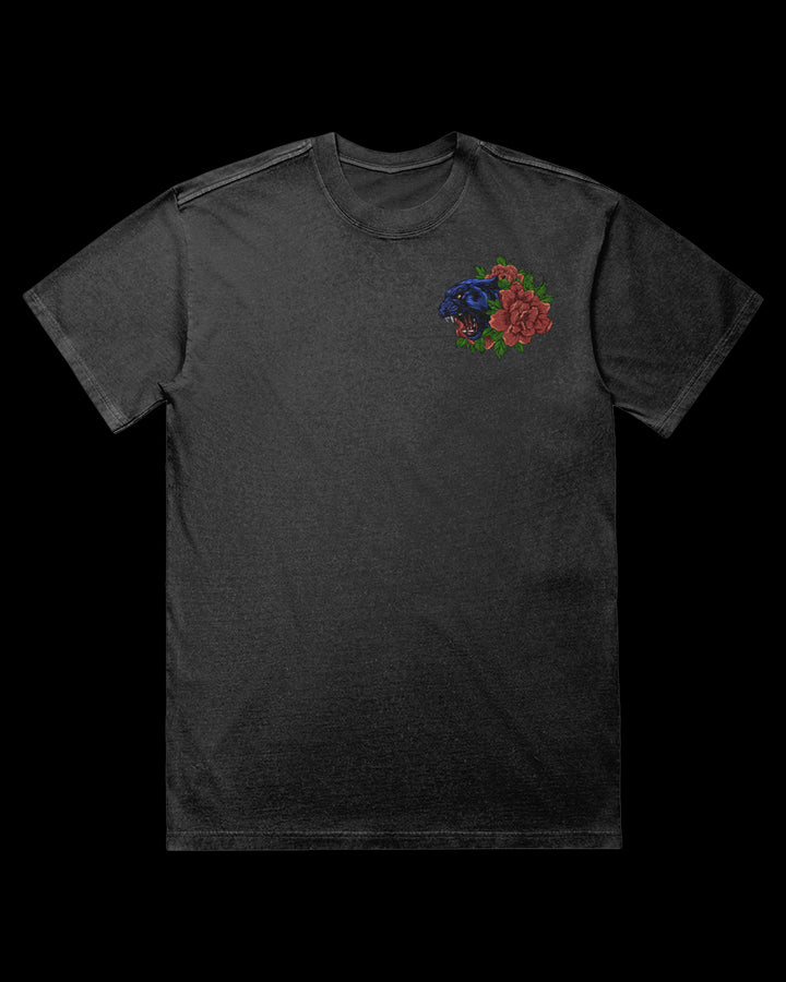 Climbing Panther Acid Wash graphic T-Shirt