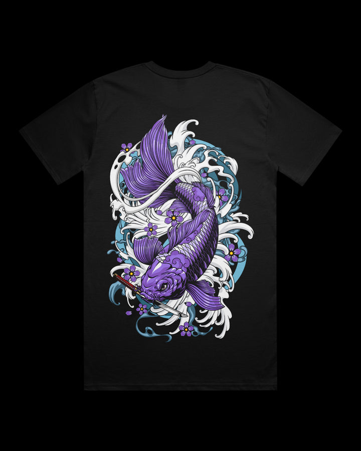 Purple Koi Fish Tee