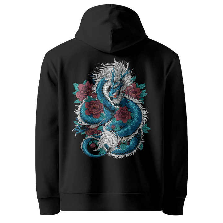 Blooming Guardian Black Hoodie