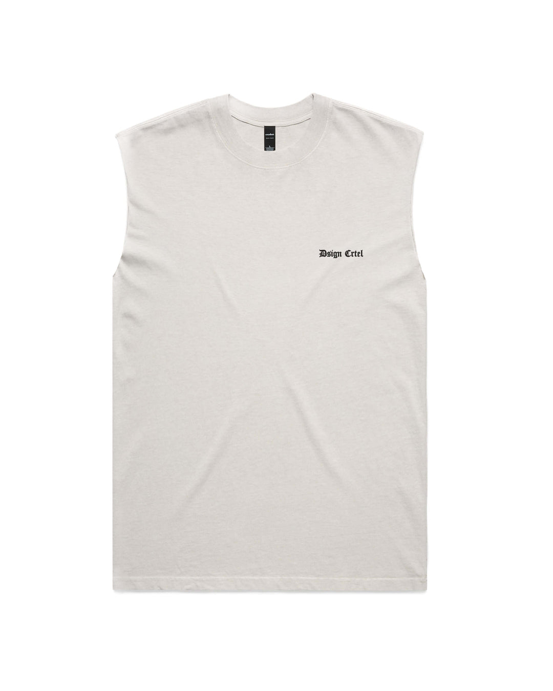 Front view of Japanese Tank Top – Bonsai Tree in Faded Bone