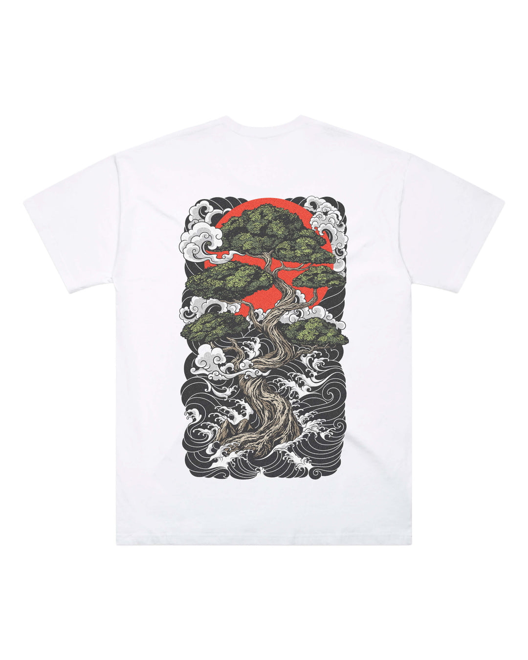 Bonsai Tree White Oversized T-Shirt