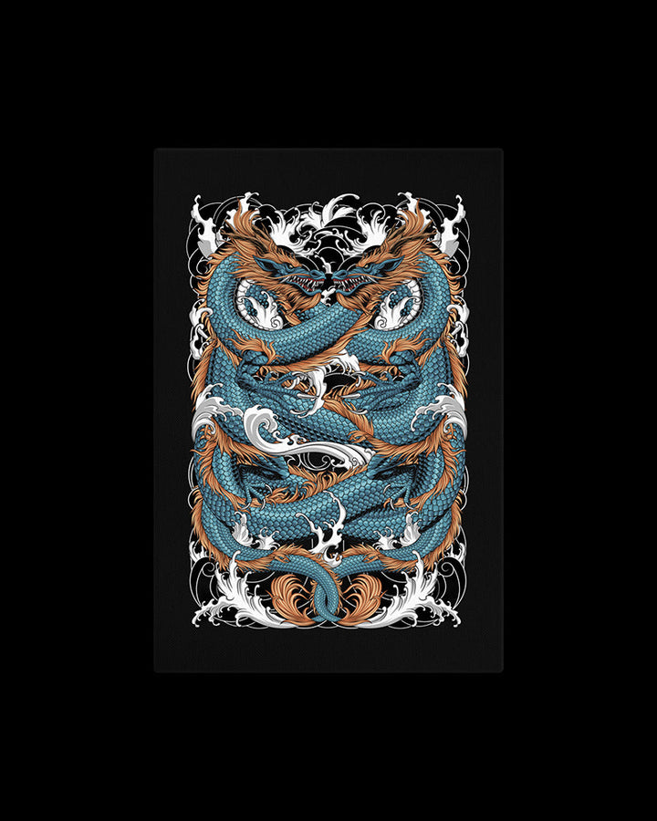 Twin Tempest Tattoo Canvas
