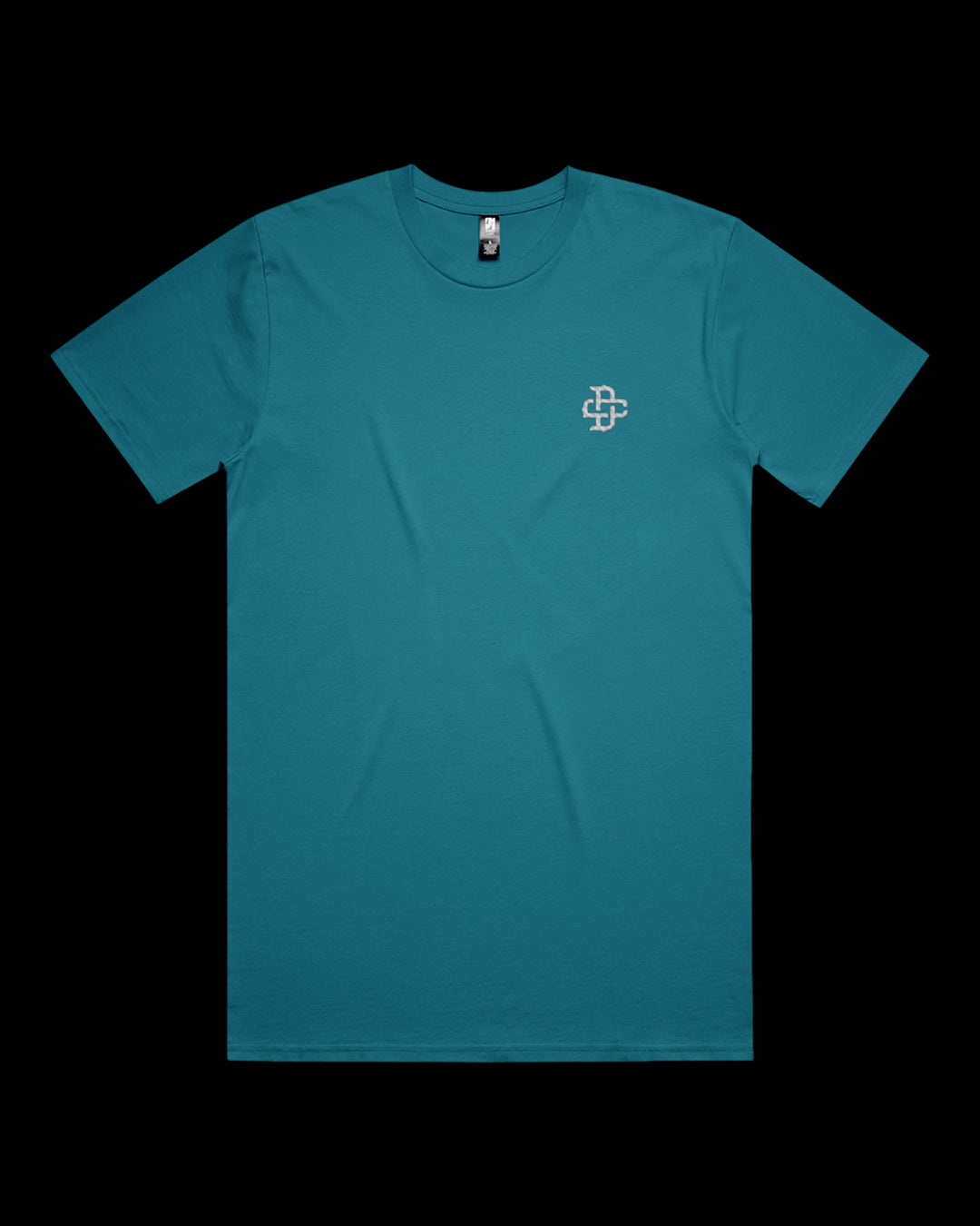 charlotte colour tee with classic monogram dc embroidered on left chest