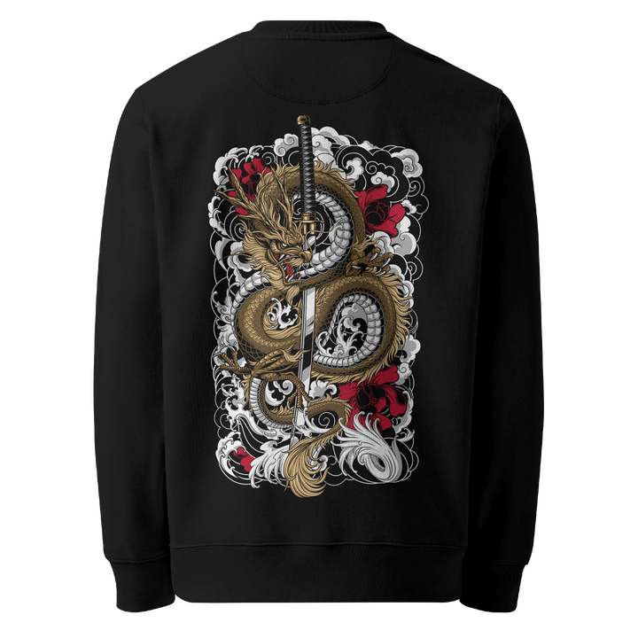 Clouded Dragon Black Sweatshirt