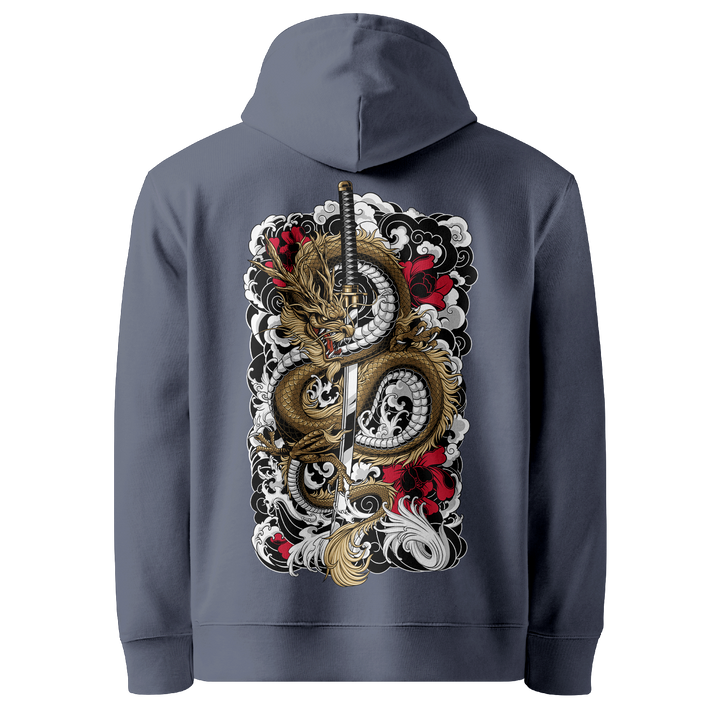 Clouded Dragon India Ink Hoodie