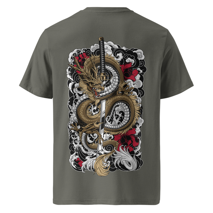 Cloud Dragon Tattoo Tee – Khaki Midweight