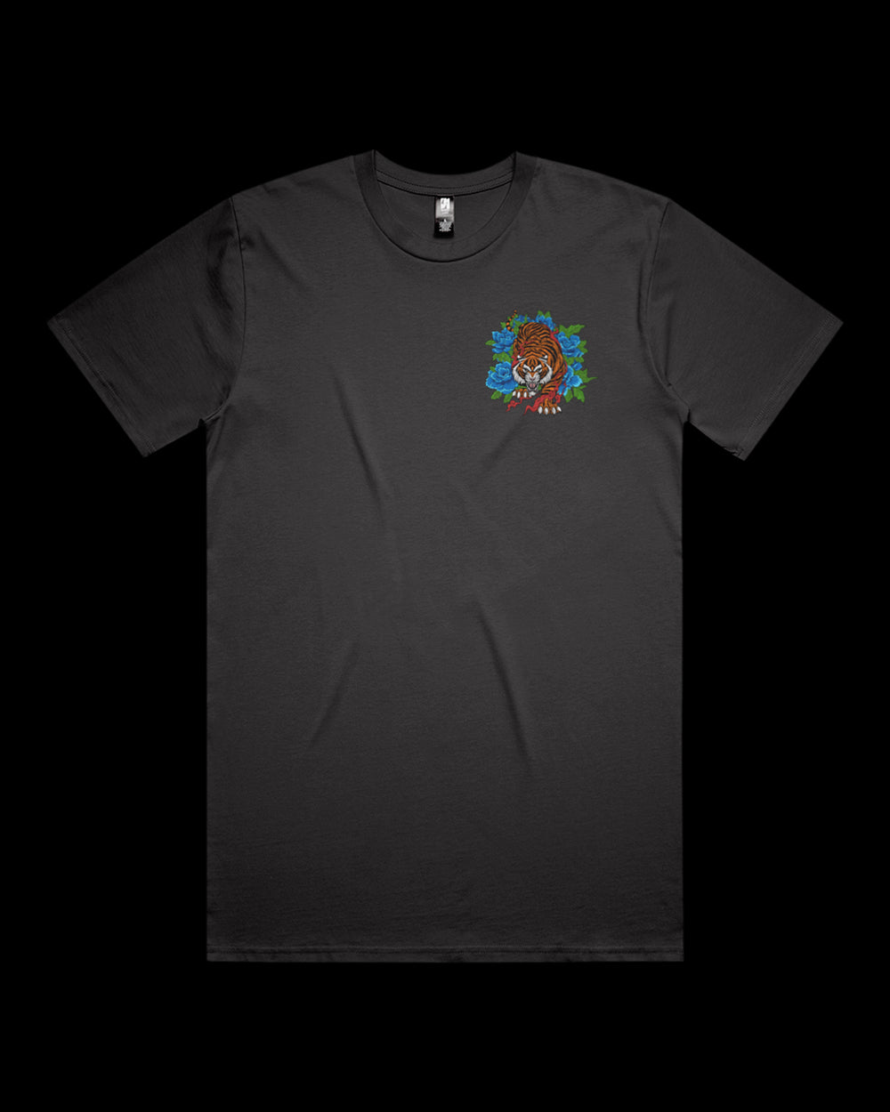 graphic tee with tiger graphic