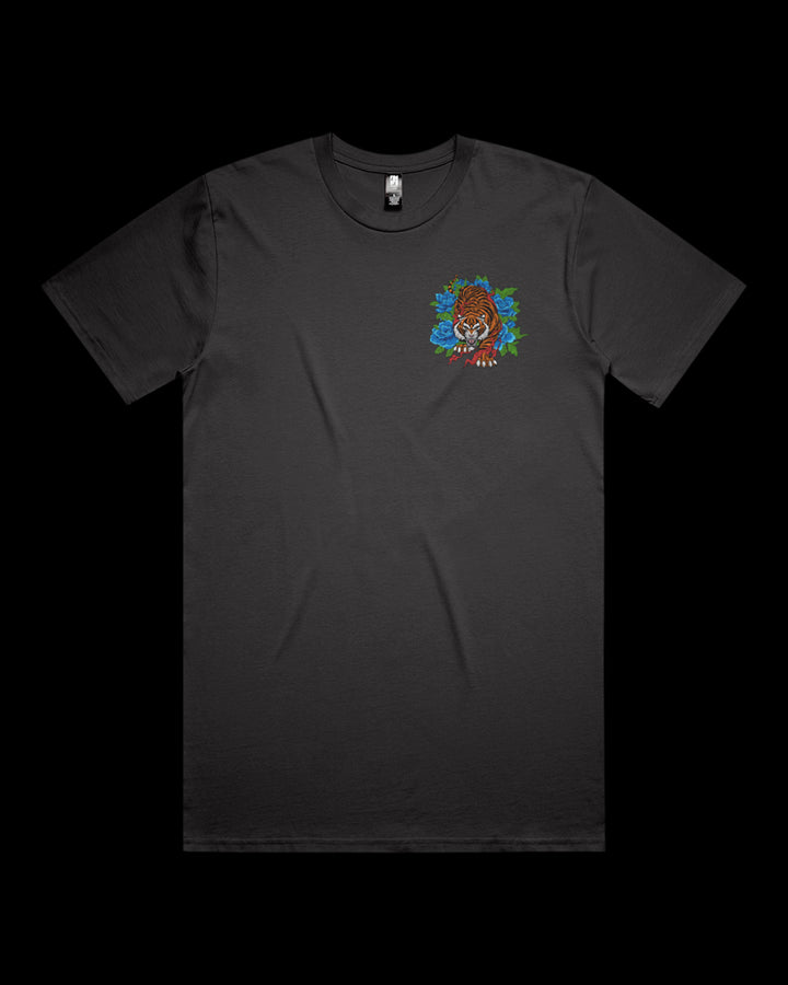 graphic tee with tiger graphic