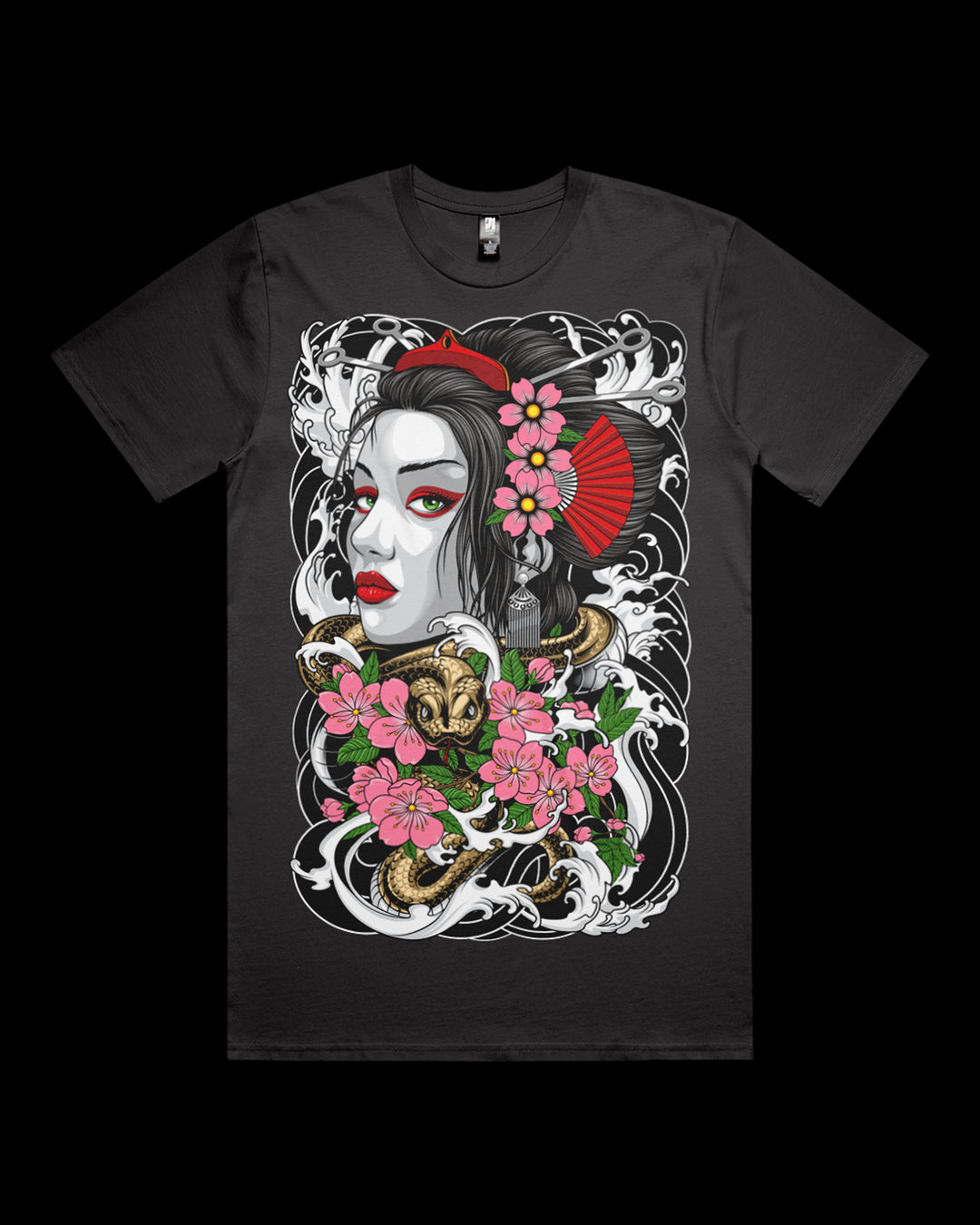 Coiled Geisha Tee