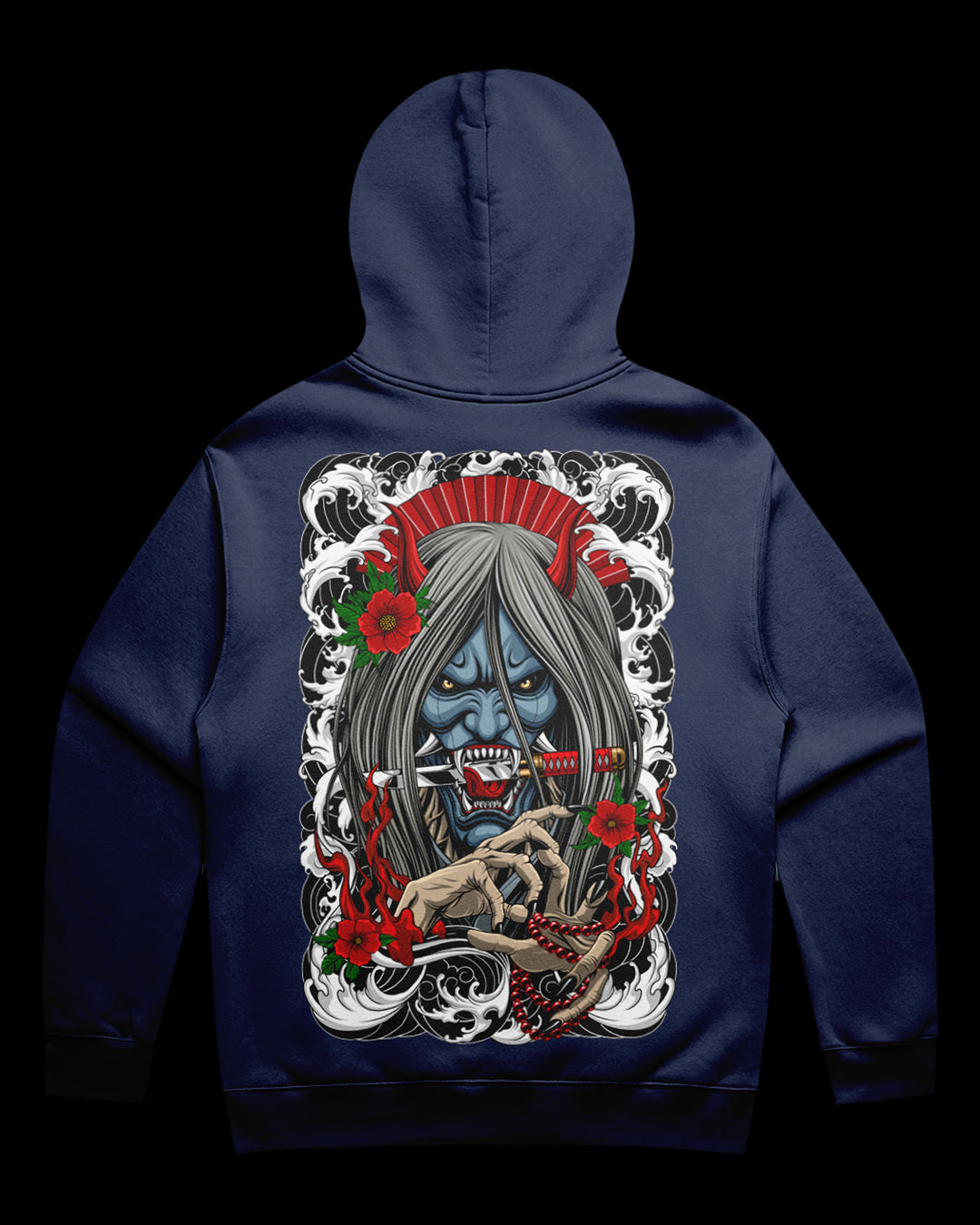 Oni no Hana Relaxed Hoodie