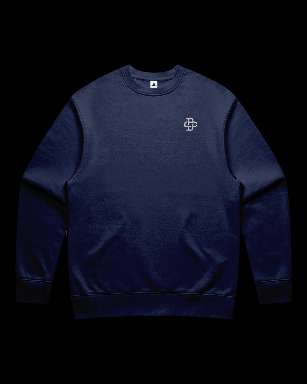 cobalt sweatshirt dc logo embroidery