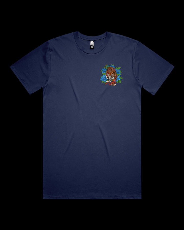 graphic tee with tiger graphic