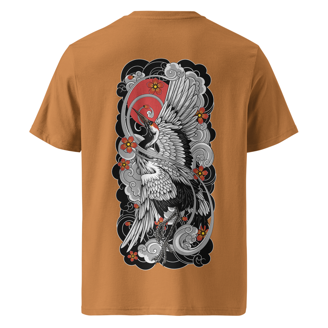 Ascending Crane Tattoo Tee – Day Fall Heavyweight