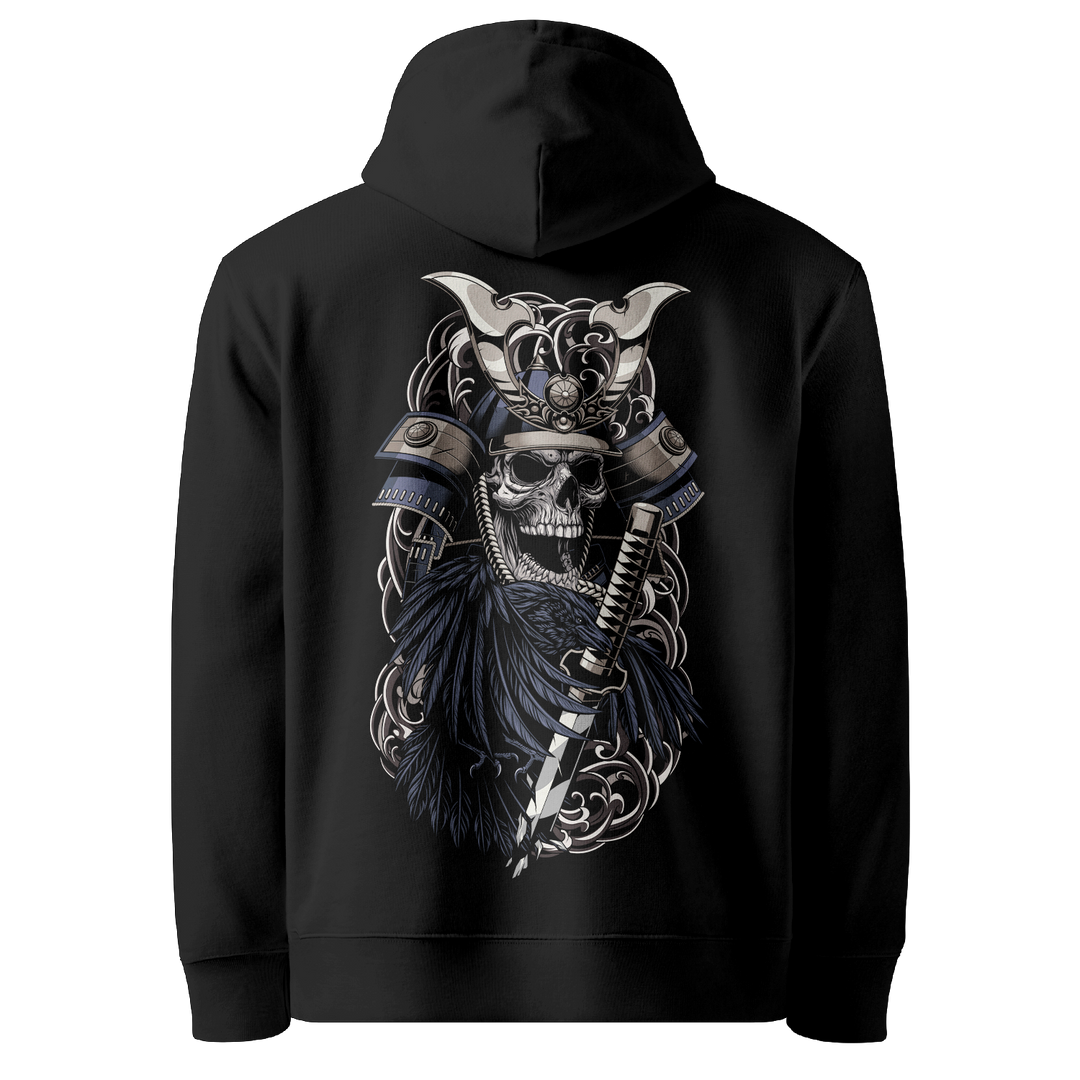 Crows of War Tattoo Hoodie - Black