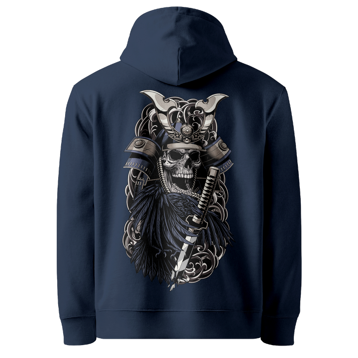 Crows of War Tattoo Hoodie - Navy