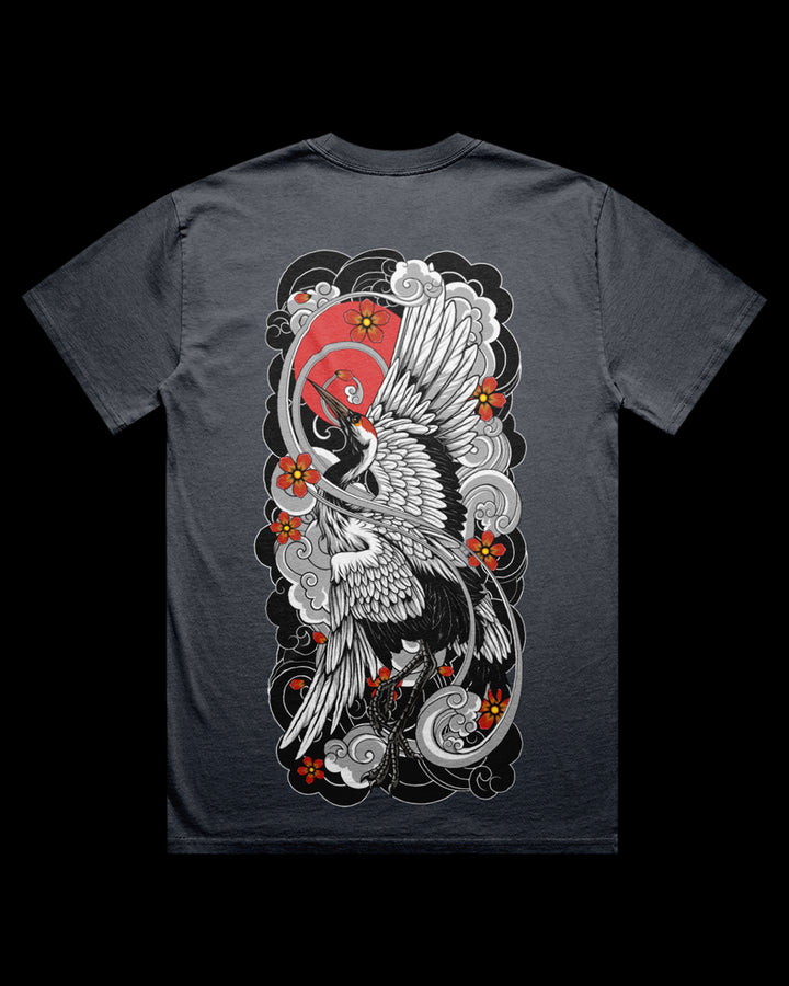 Rising Crane Faded T-Shirt