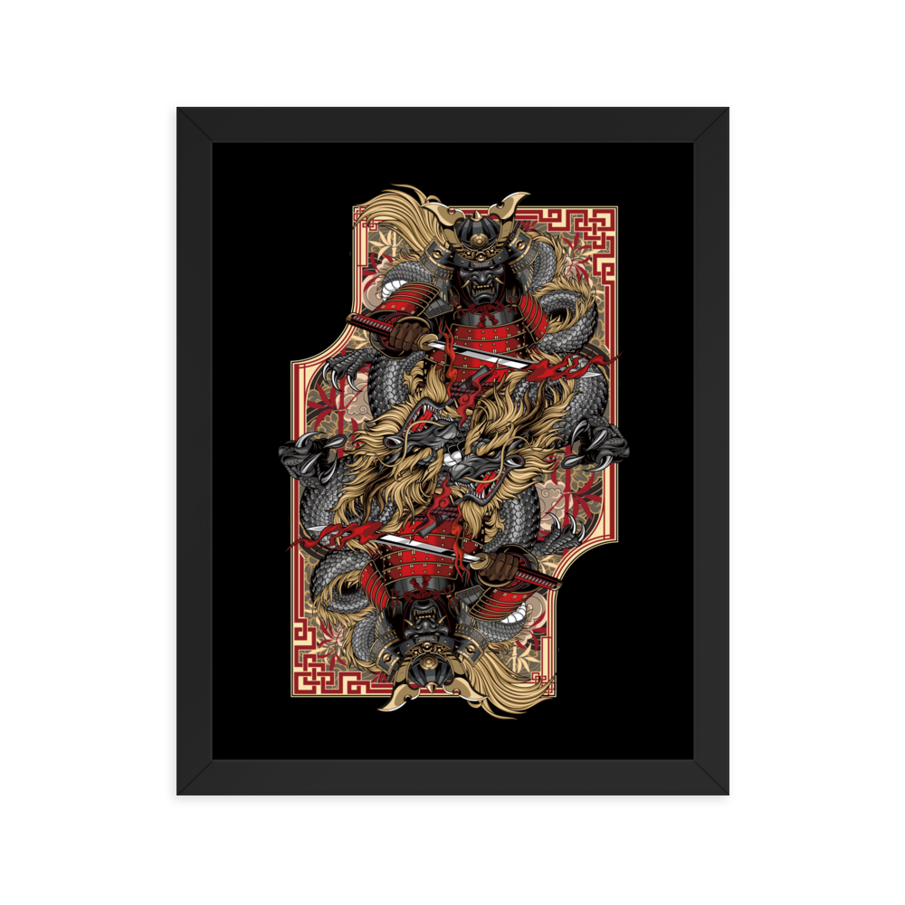 Ronin Card Shaper Framed Poster