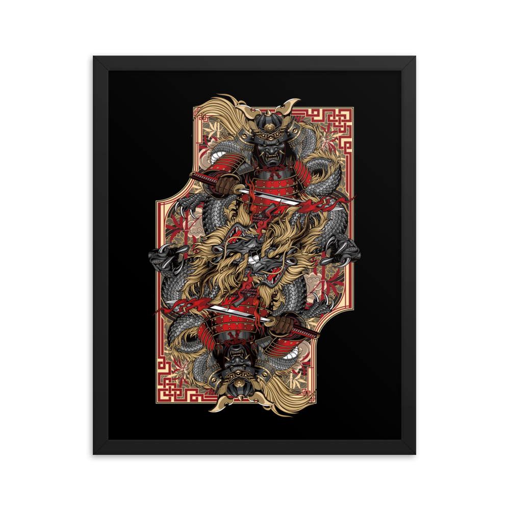 Ronin Card Shaper Framed Poster